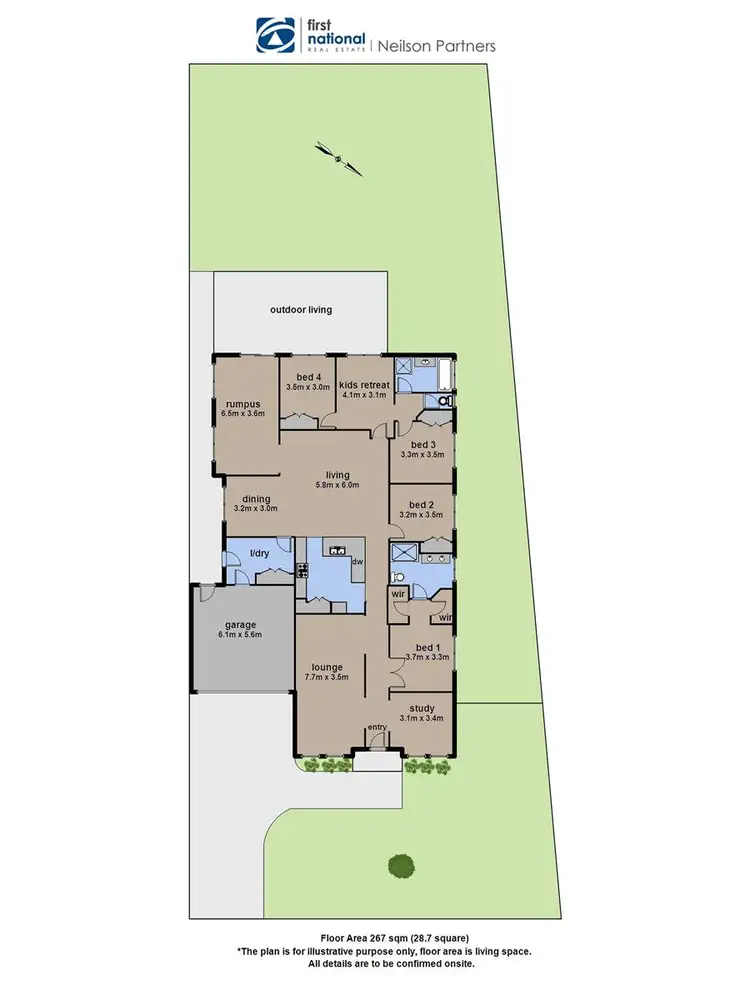 Floorplan of Homely house listing, 7 Lancaster Way, Beaconsfield VIC 3807