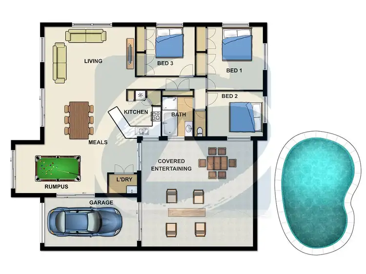 Floorplan of Homely house listing, Address available on request