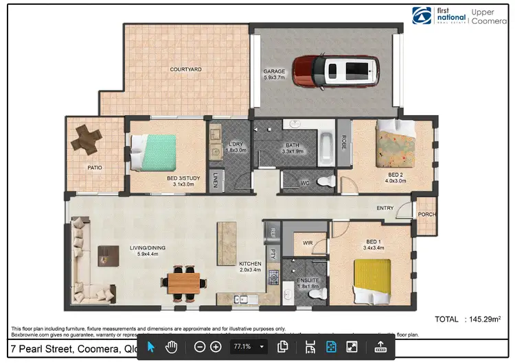 Floorplan of Homely house listing, 7 Pearl Street, Coomera QLD 4209