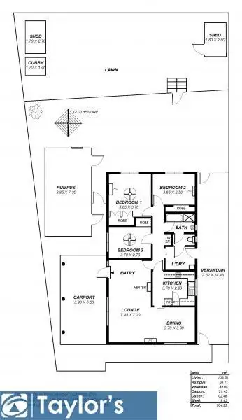 Floorplan of Homely house listing, 40 Graham Street, Para Hills SA 5096