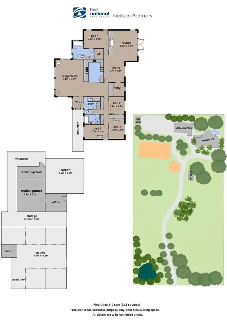 Floorplan of Homely rural property listing, 8 Noack Road, Harkaway VIC 3806