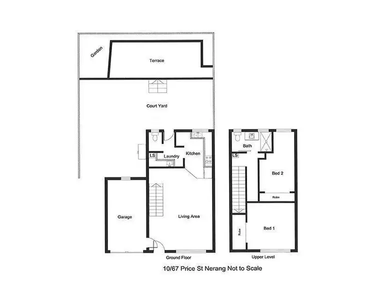 Floorplan of Homely townhouse listing, 10/67 Price Street, Nerang QLD 4211