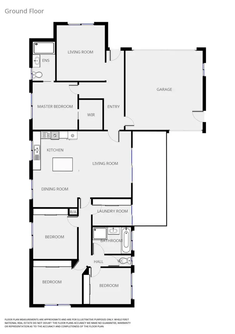 Floorplan of Homely house listing, 161 Whitebox Circuit, Thurgoona NSW 2640
