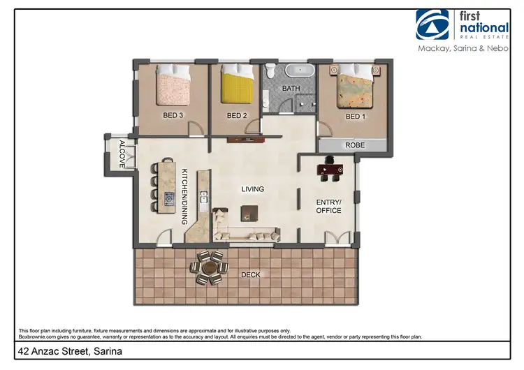 Floorplan of Homely house listing, 42 Anzac Street, Sarina QLD 4737