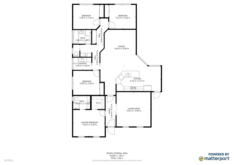 Floorplan of Homely house listing, 5 Timansi Court, Mildura VIC 3500