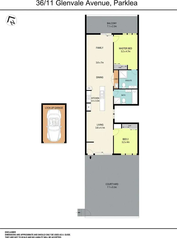 Floorplan of Homely unit listing, 36/11 Glenvale Avenue, Parklea NSW 2768