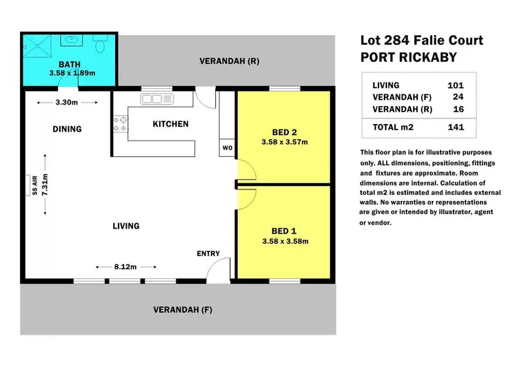 Floorplan of Homely house listing, 2 Falie Court, Port Rickaby SA 5575
