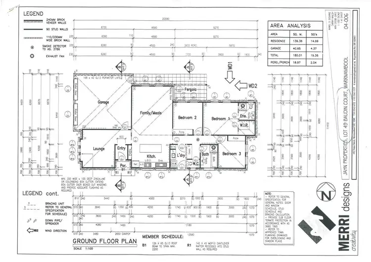 Floorplan of Homely house listing, 3 Baudin Court, Warrnambool VIC 3280