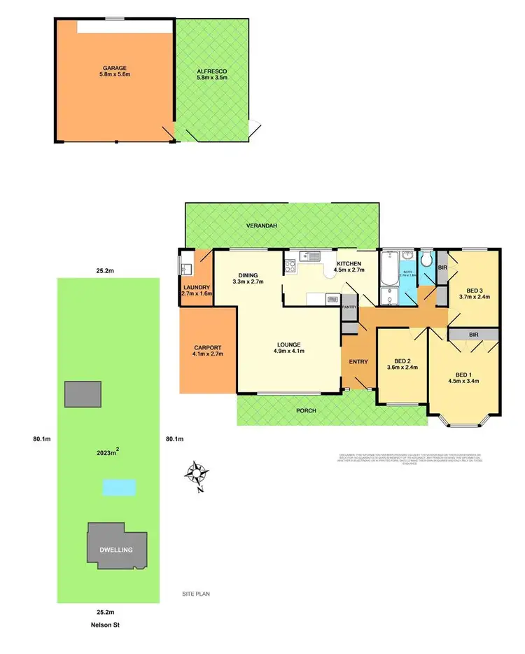 Floorplan of Homely house listing, 60 Nelson Street, Barnsley NSW 2278