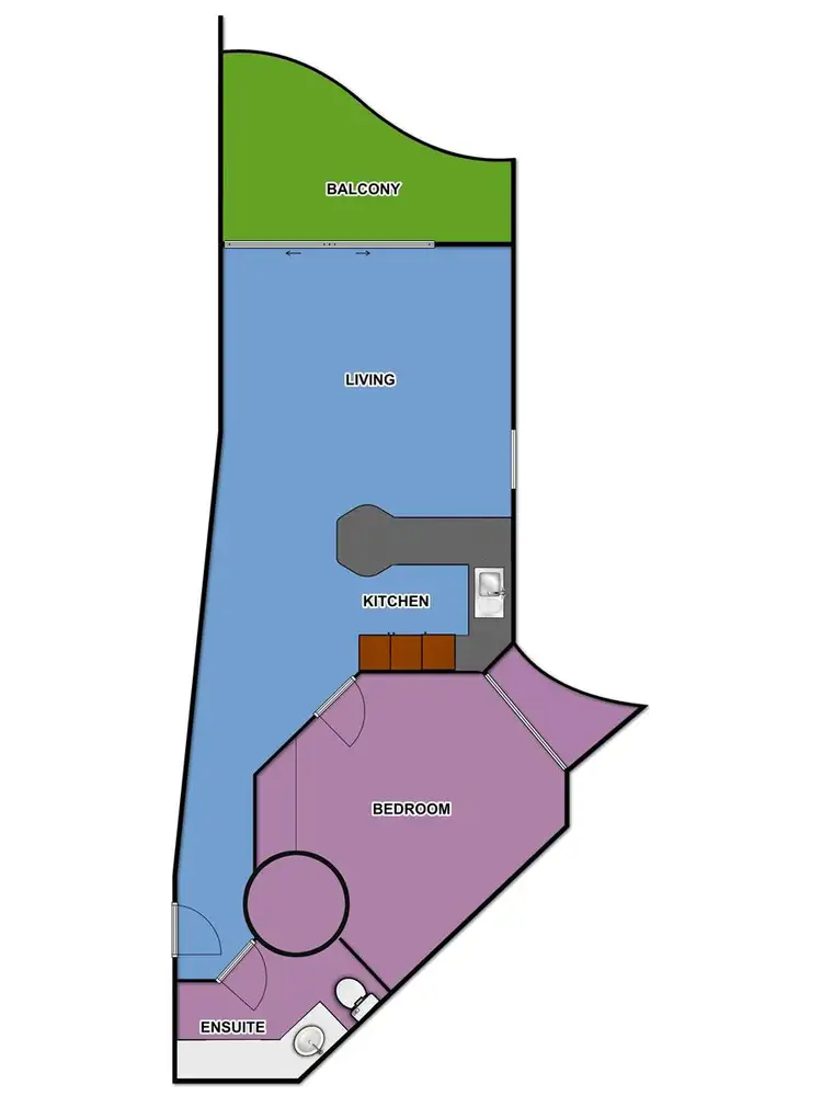 Floorplan of Homely unit listing, 913/7 Venning Street, Mooloolaba QLD 4557