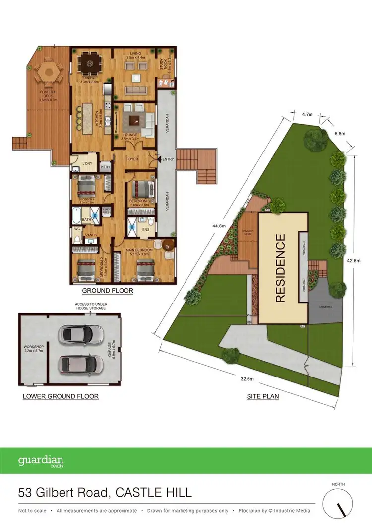 Floorplan of Homely house listing, 53 Gilbert Road, Castle Hill NSW 2154