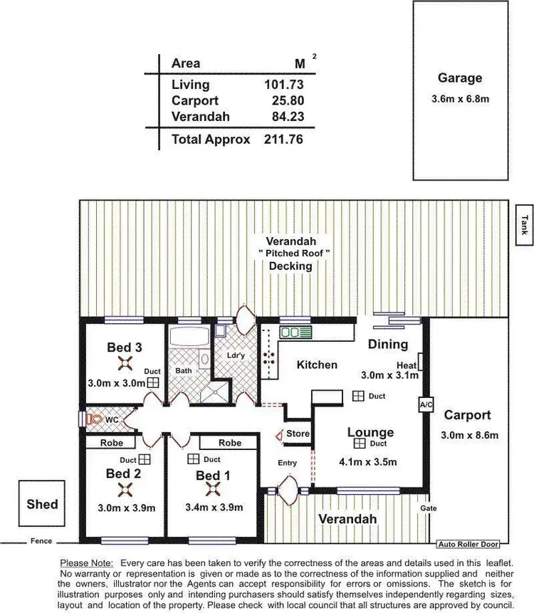 Floorplan of Homely house listing, 5 Allchurch Avenue, Redwood Park SA 5097