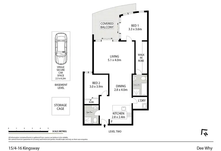Floorplan of Homely unit listing, 15/4-16 Kingsway, Dee Why NSW 2099