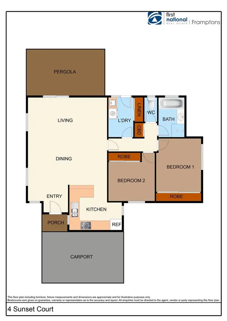 Floorplan of Homely house listing, 4 Sunset Court, The Gap NT 870