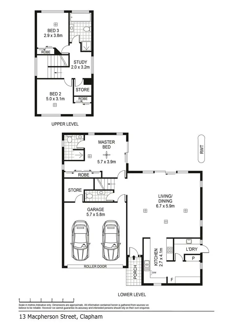 Floorplan of Homely house listing, 13 MacPherson Street, Clapham SA 5062