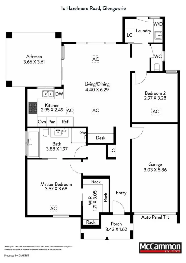 Floorplan of Homely house listing, 1C Hazelmere Road, Glengowrie SA 5044