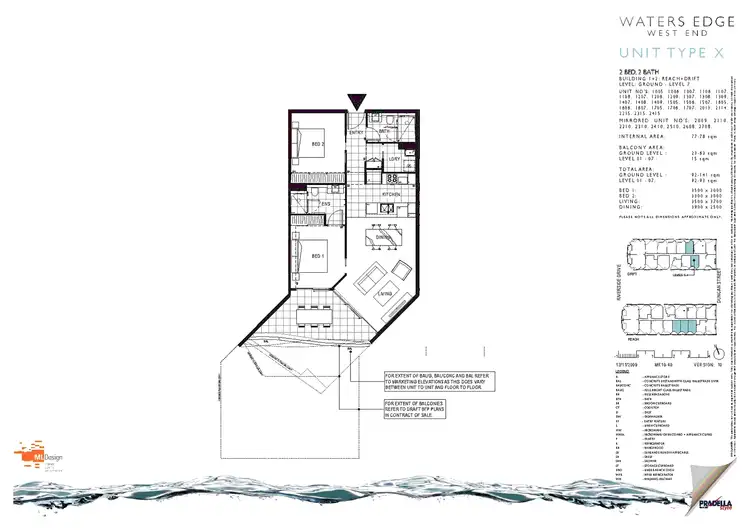 Floorplan of Homely apartment listing, 1309/45 Duncan Street, West End QLD 4101