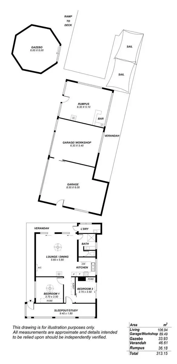 Floorplan of Homely house listing, 126 River Lane, Mannum SA 5238