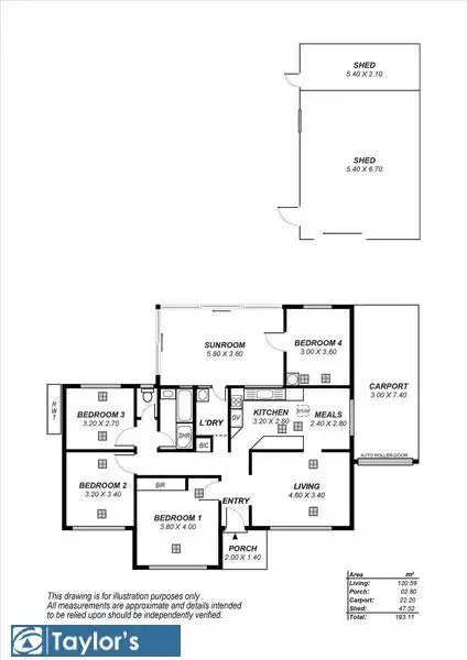 Floorplan of Homely house listing, 114 Nelson Road, Valley View SA 5093