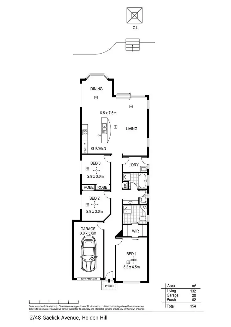 Floorplan of Homely house listing, 2/48 Gaelic Avenue, Holden Hill SA 5088