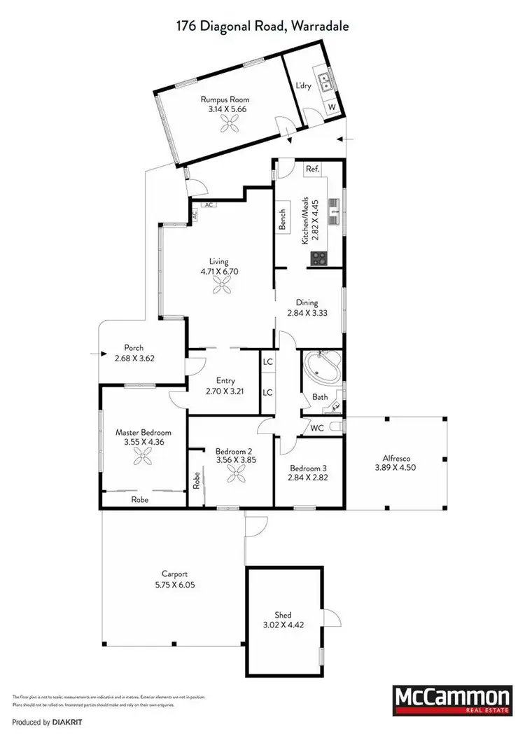 Floorplan of Homely house listing, 176 Diagonal Road, Warradale SA 5046