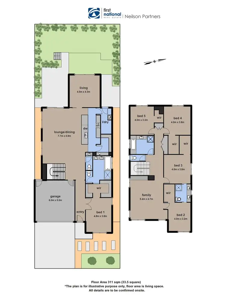 Floorplan of Homely house listing, 2 Clovelly Way, Officer VIC 3809