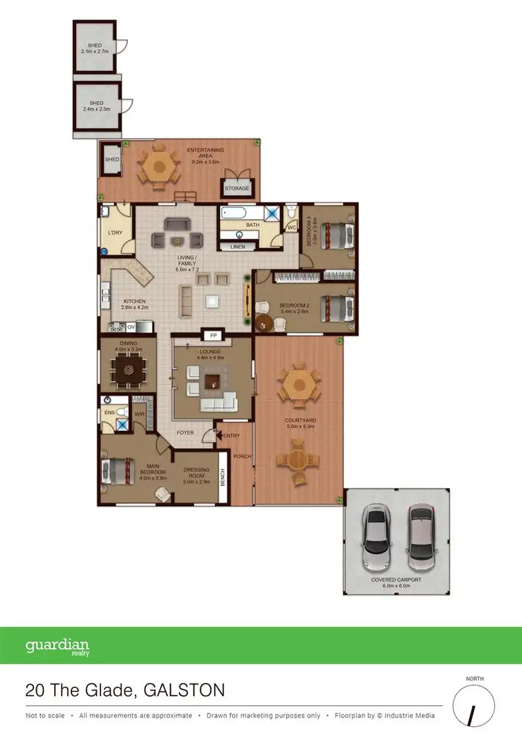 Floorplan of Homely house listing, 20 The Glade, Galston NSW 2159