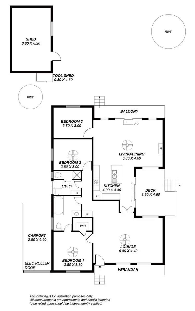 Floorplan of Homely house listing, 14A William Street, Middleton SA 5213