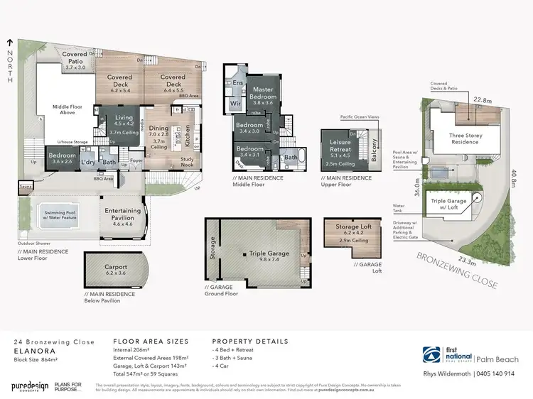 Floorplan of Homely house listing, 24 Bronzewing Close, Elanora QLD 4221