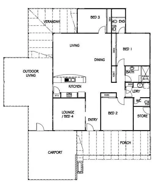 Floorplan of Homely house listing, 58 Lorikeet Drive, Djugun WA 6725