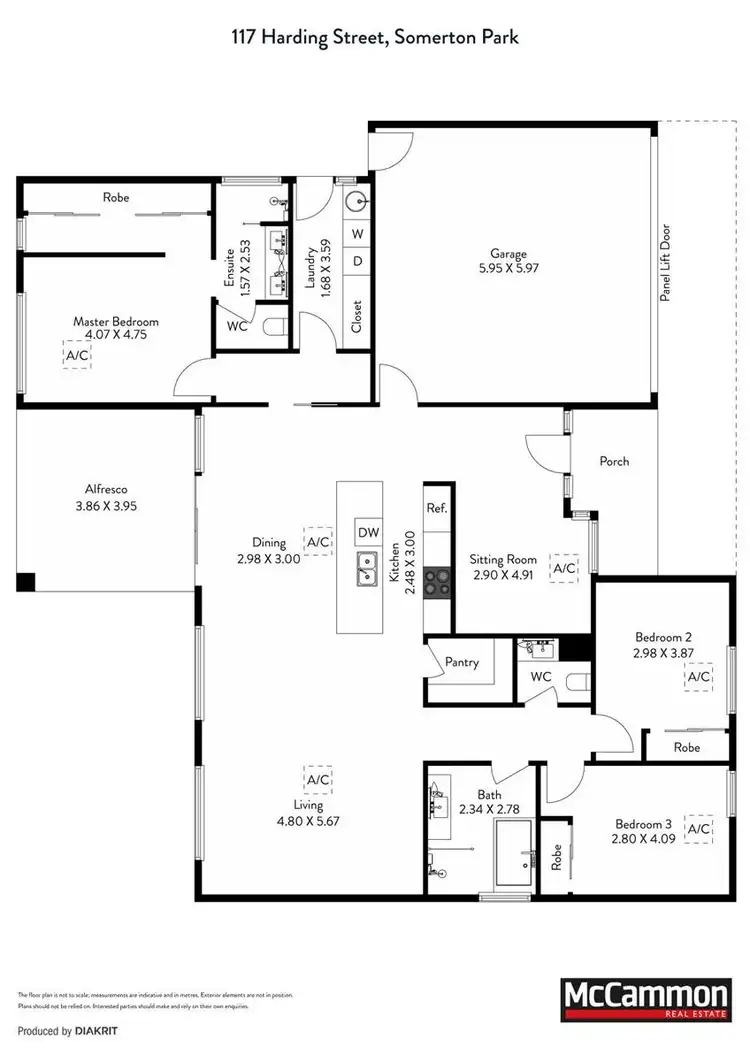 Floorplan of Homely house listing, 117 Harding Street, Somerton Park SA 5044