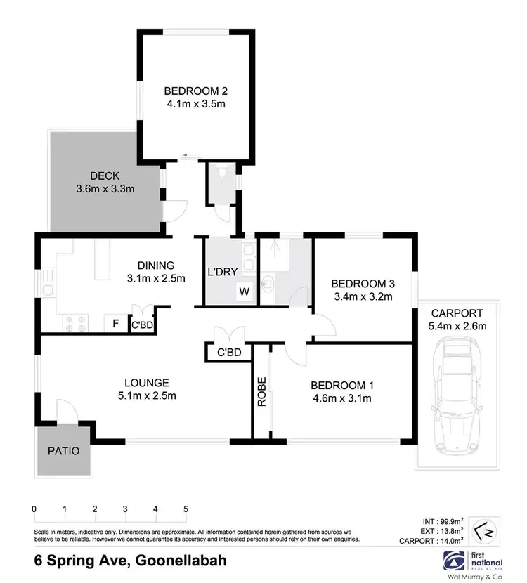 Floorplan of Homely house listing, 6 Spring Avenue, Goonellabah NSW 2480