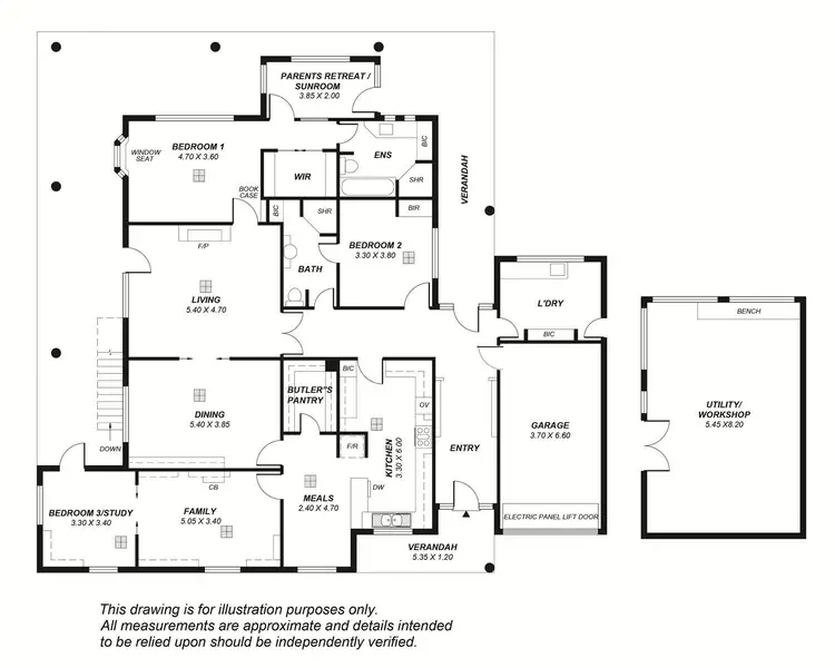 Floorplan of Homely house listing, 10 Hillside Road, Springfield SA 5062