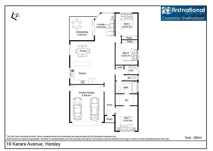 Floorplan of Homely house listing, 19 Karara Avenue, Horsley NSW 2530
