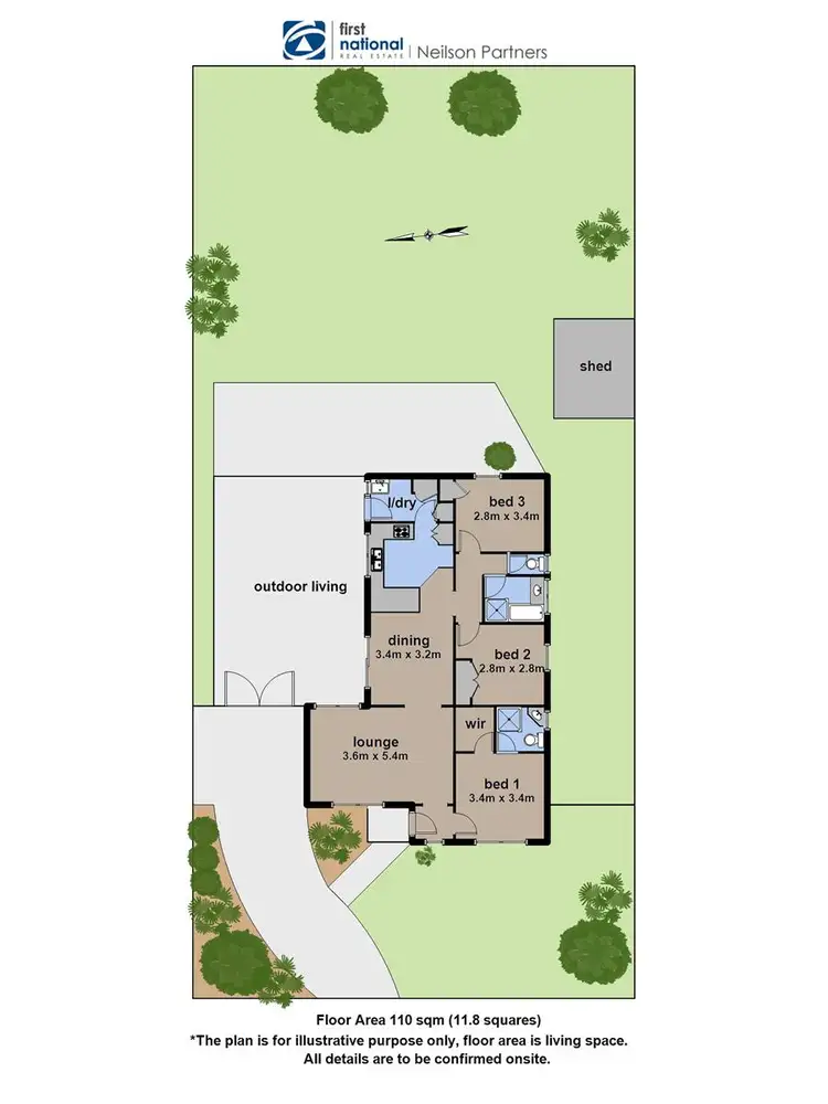 Floorplan of Homely house listing, 21 Eskdale Court, Narre Warren VIC 3805