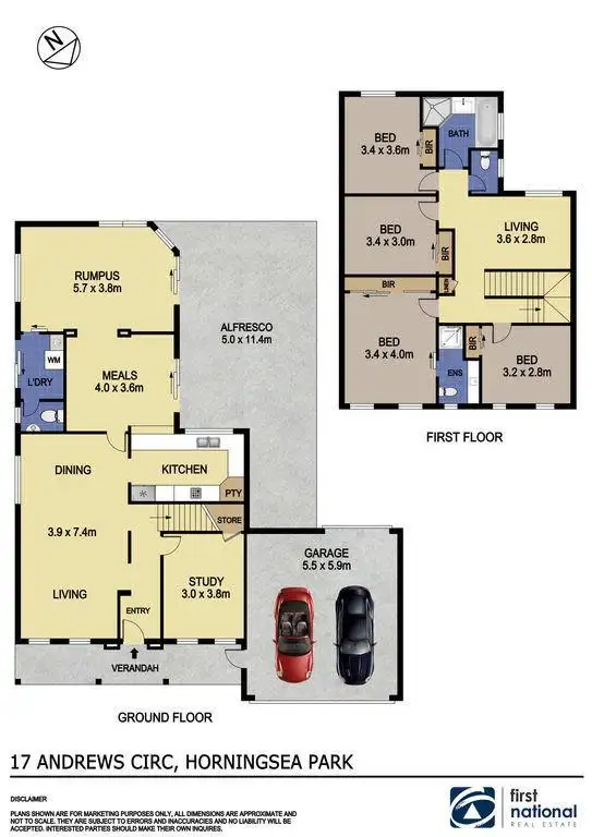 Floorplan of Homely house listing, 17 Andrews Circuit, Horningsea Park NSW 2171