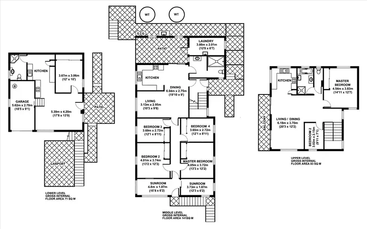 Floorplan of Homely house listing, 6-8 Seal Street, Paddington QLD 4064