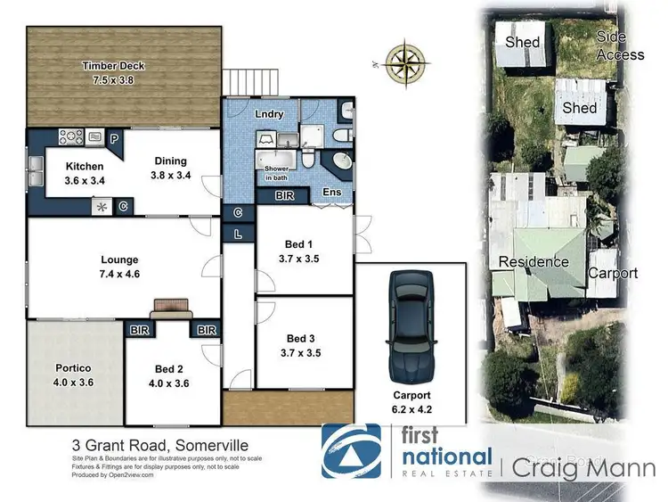 Floorplan of Homely house listing, 3 Grant Road, Somerville VIC 3912