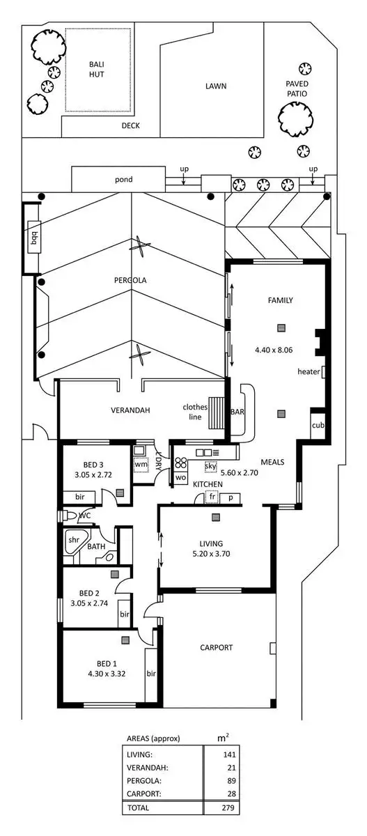 Floorplan of Homely house listing, 5a Tipperary Court, Salisbury Downs SA 5108