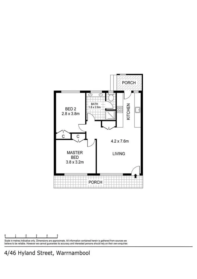 Floorplan of Homely house listing, 4/46 Hyland Street, Warrnambool VIC 3280