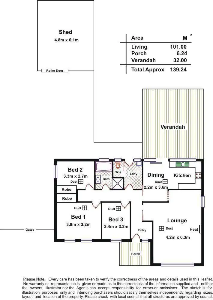 Floorplan of Homely house listing, 33 Maughan Avenue, Redwood Park SA 5097