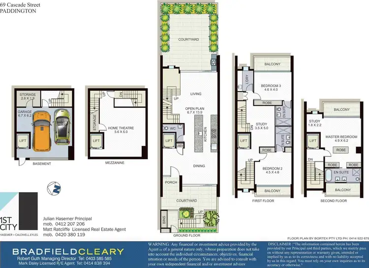 Floorplan of Homely house listing, 69 Cascade Street, Paddington NSW 2021