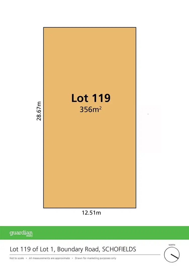 Floorplan of Homely land listing, Lot 119/Part Lot 1 Boundary Road, Schofields NSW 2762