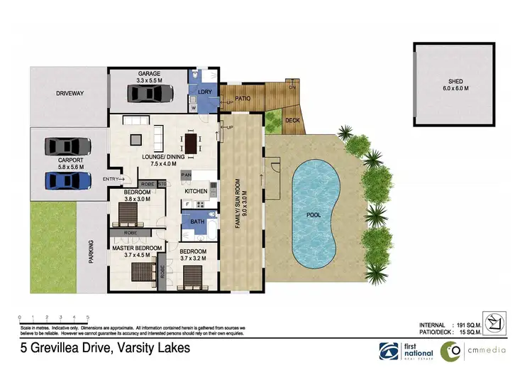 Floorplan of Homely house listing, 5 Grevillea Drive, Varsity Lakes QLD 4227