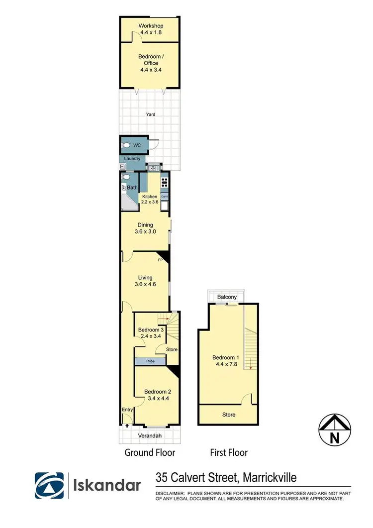 Floorplan of Homely house listing, 35 Calvert Street, Marrickville NSW 2204