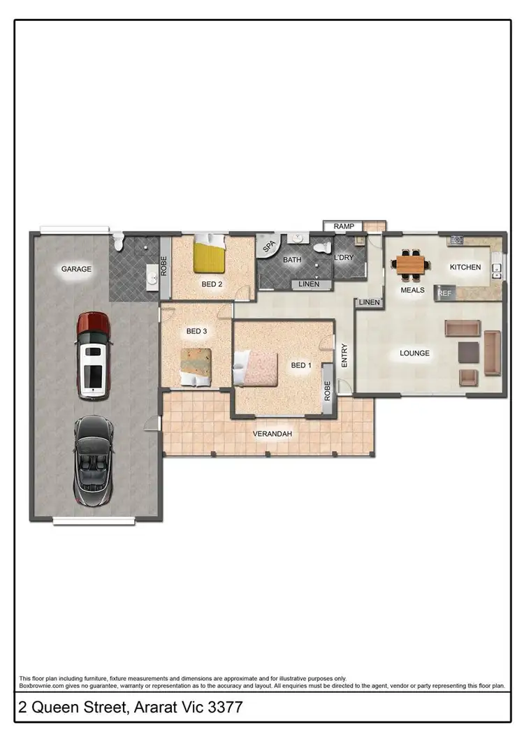 Floorplan of Homely house listing, 2 Queen Street, Ararat VIC 3377