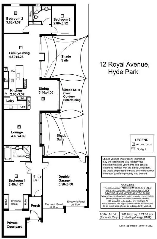 Floorplan of Homely house listing, 12 Royal Avenue, Hyde Park SA 5061