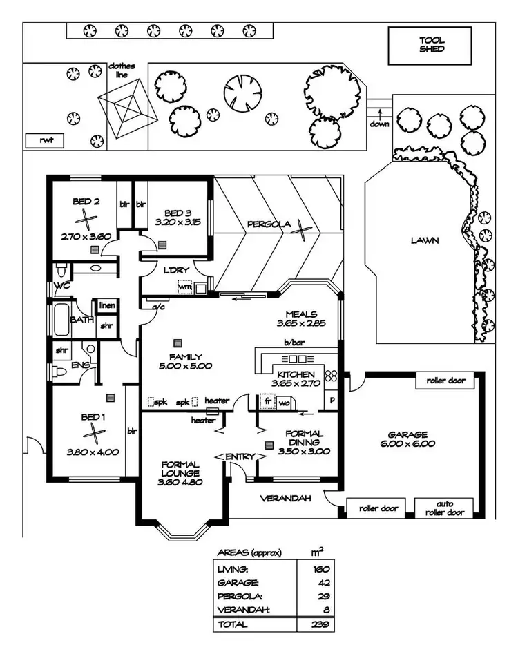 Floorplan of Homely house listing, 35 Riverside Grove, Dernancourt SA 5075