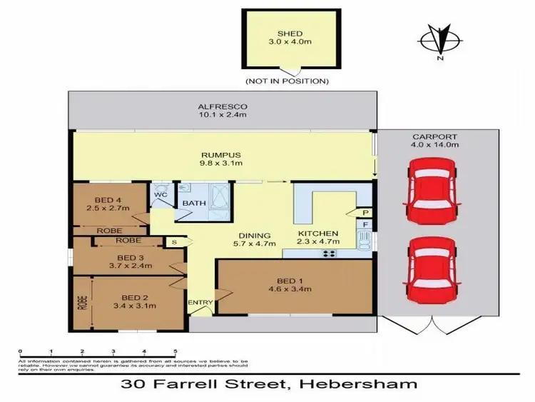Floorplan of Homely house listing, 30 Farrell Street, Hebersham NSW 2770