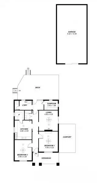 Floorplan of Homely house listing, 25 Rogers Street, Freeling SA 5372